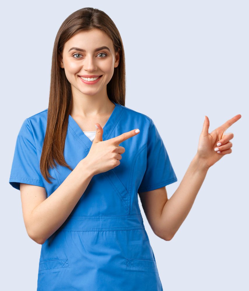 Especialista en estética señalando explicación sobre los distintos Tipos de Láser utilizados en tratamientos médicos y estéticos